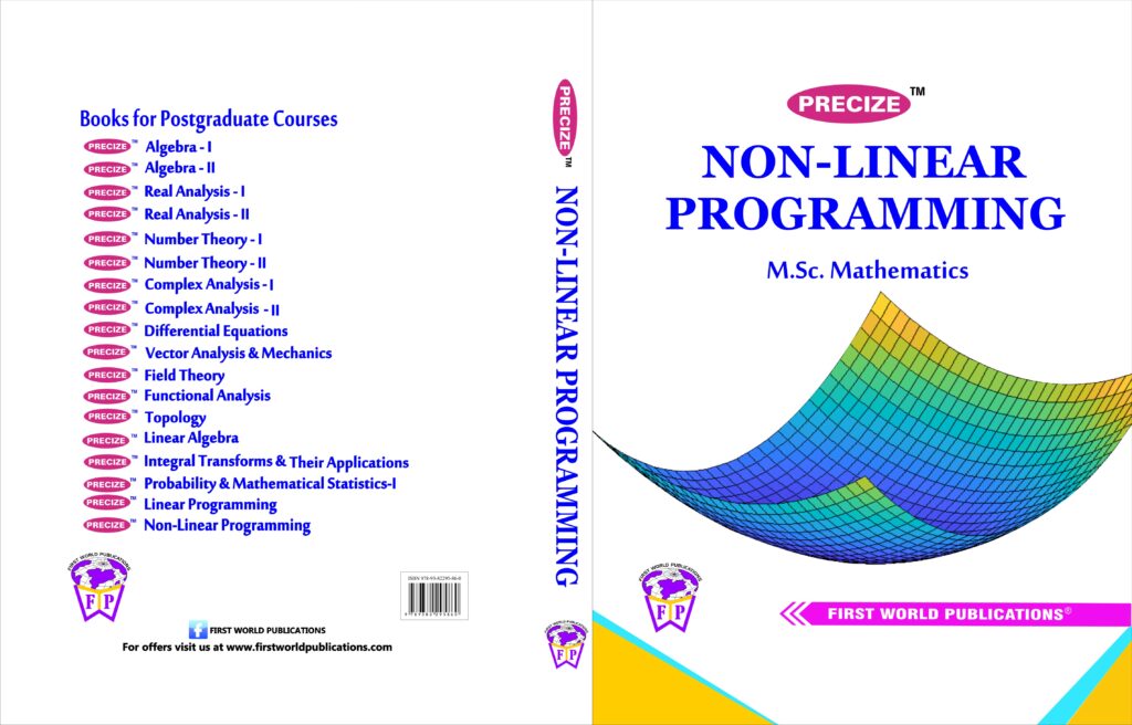 PRECIZE NON-LINEAR PROGRAMMING – First World Publications